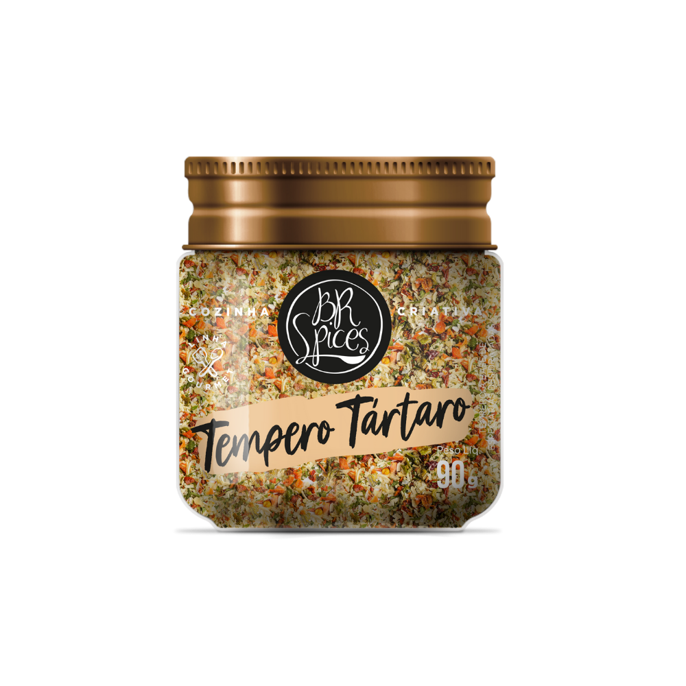 tempero Tártaro Pote da BR Spices.