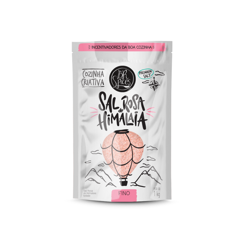 Sal Rosa Himalaia Fino Pouch 1kg