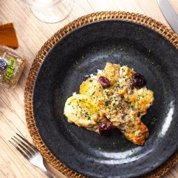 Peixe com nata gratinado para a Páscoa